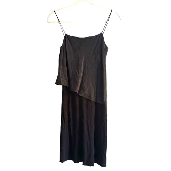 ALLSAINTS Mira Silk Mini Dress Sz 2 - Picture 1 of 4